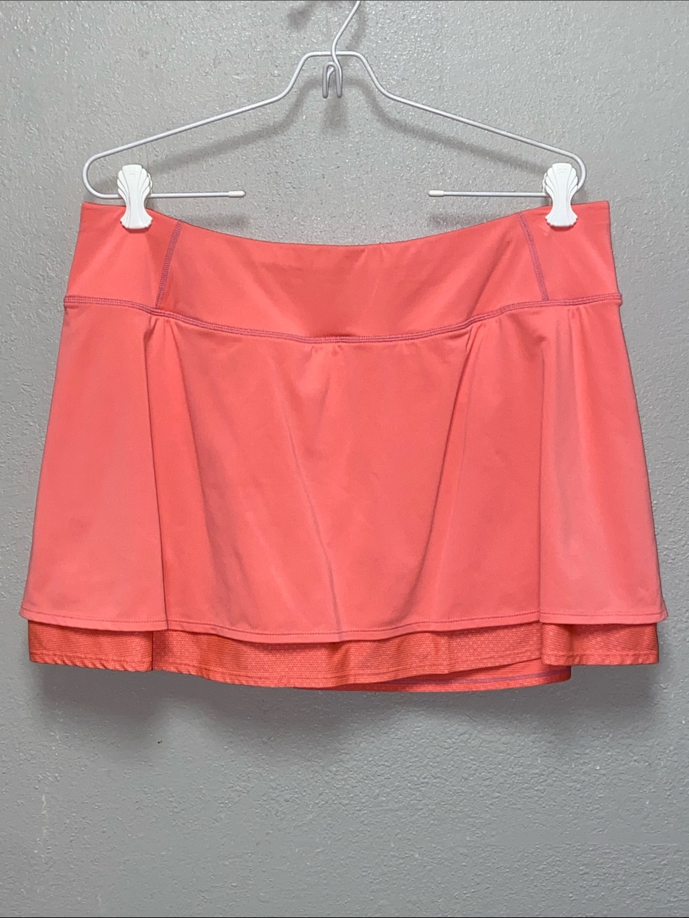 Athleta Coral Pink Athletic Athleisure Sporty Tenniscore Skort 3700